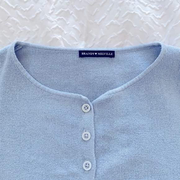 Brandy Melville Button Sweater - Picture 2 of 3